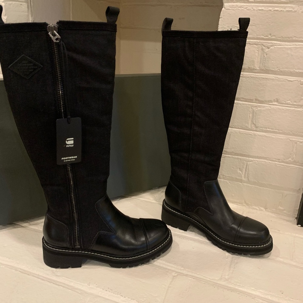 G-Star Raw ‘Minor ZIP Boot Tall’, NWT 🔥🔥🔥🔥